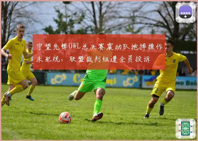 守望先锋OWL总决赛震动队抱摔操作未犯规，联盟裁判组遭全员投诉
