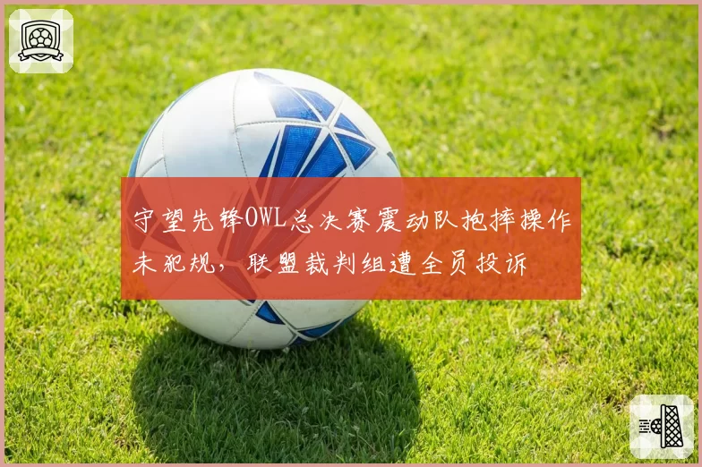 守望先锋OWL总决赛震动队抱摔操作未犯规,联盟裁判组遭全员投诉